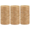 tenn well 2mm Jute Garden String, 300m Long Natural Jute