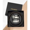CHAOREN Leather Belts for Men 2 Pack - Ratchet Belt