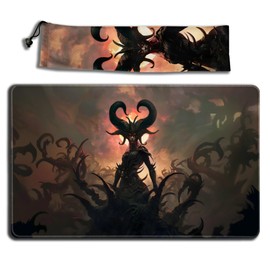 Digital Sorcery Studio Sheoldred Custom Alt Art Card Game Playmat - Premium Stitched Edge - Custom Art Playmat Bag Included - Perfect for MTG Phyrexian Commander Decks Like Sheoldred The Apocalypse