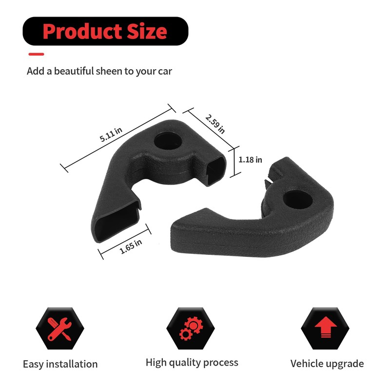 RT-TCZ Tow Hook Covers - Bumper Tow Hook Rubber Protector