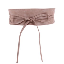 Fashiongen Women's Waist Belt Wide Obi Belt MICA (Ceinture Mica) - pink, size: s-m
