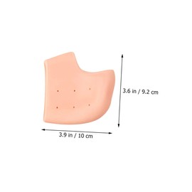 Ipetboom 3 Pairs Breathable Heel Protectors for Plantar Comfortable Heel Inserts for Relief Boots and Sneakers Moisturizing