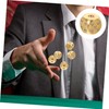 Abaodam Pure Copper Dice Win Switch Teaching Dice Board Gold