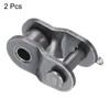 sourcing map 2Pcs #420 Chain Offset Half Link Roller, 1/2"