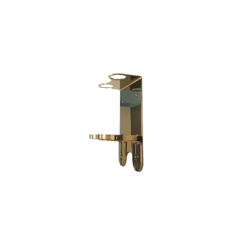 WALL MOUNT 300ml DOUBLE DISPENSER GOLD CHROME HOLDER ideal for