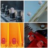 sourcing map 10pcs Rubber End Caps Protective Caps 17mm ID