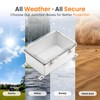 QILIPSU Waterproof Junction Box IP67 Outdoor Plastic Electrical Project Enclosure