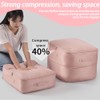 4 Pack Ultra Space Saving Self Compression Organizer, Bedroom Clothes