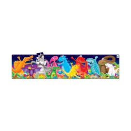 The Learning Journey New - The Learning Journey Long & Tall Puzzle - Color Dancing Dinos: 50+ Pcs