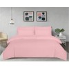 Ev Dekor® DVS729 Duvet Cover Sets Light Peach Pink- Soft
