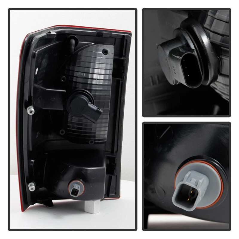 DTMOTO 2007-2010 Jeep Grand Cherokee Tail LIghts Brake Lamps Replacement