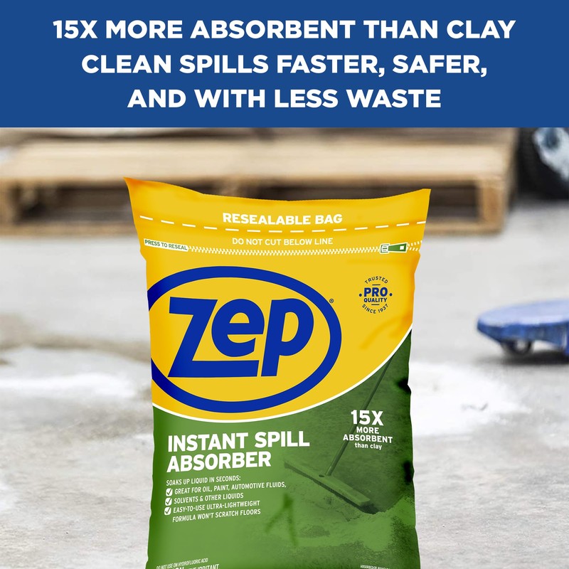 Zep Instant Spill Absorber - 3 Lb Bag (Case of