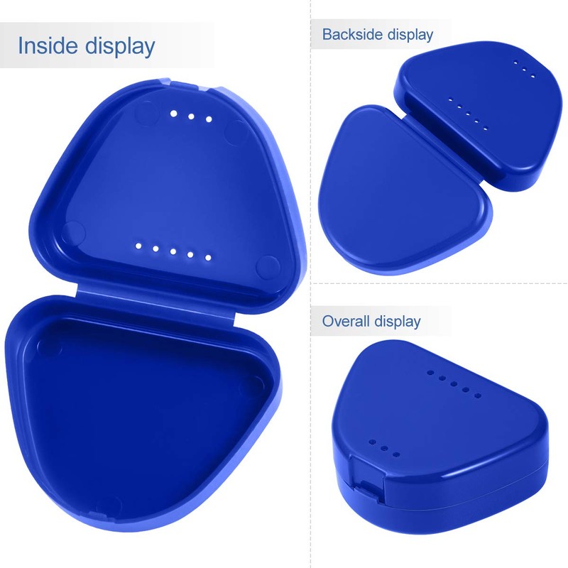 Healifty Retainer Case 6PCS Mouth Guard Case with Vent Holes