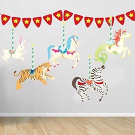Carousel Wall Decal Set by Chromantics