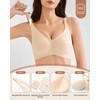 Yadalky Women's Seamless Wireless Bras, Comfortable Bralette Sports Bra No