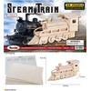 Puzzled 3D Wooden Steam Train Puzzle - Wooden Train Puzzle