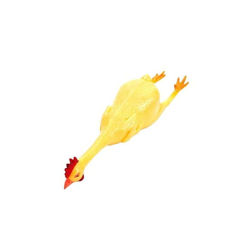 8 Inch Rubber Stretch Chicken - Classic Comedy Gag 8