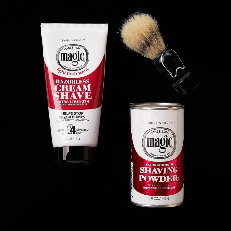 Magic Razorless Cream Shave Extra Strength 6 Ounce (Pack of