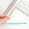 4 PCS Spiral Notebook, A5 60 Spiral Notebooks College Rules