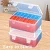 Spacious Mathtoxyz Small Bead Organizers (Red & Blue) – 45-Piece