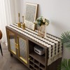Gxfctys Table Runner, Modern Farmhouse Table Runner, Black and Beige