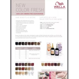 Wella Your choice of Wella Color Fresh Semi-Permanent Color Enhancer 2.5 oz. - 5/4 Light Brown/Red