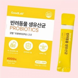 PetPetPet Dog & Cat Live Probiotics Good Lab [4606489] / 펫펫펫 강아지 고양이 생유산균 프로바이오틱스 굿 랩 [4606489]