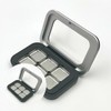 Empty 6-Compartment Transparent Palette Tin Case for Lip Balm Storage Acrylic Tin Case 2ea