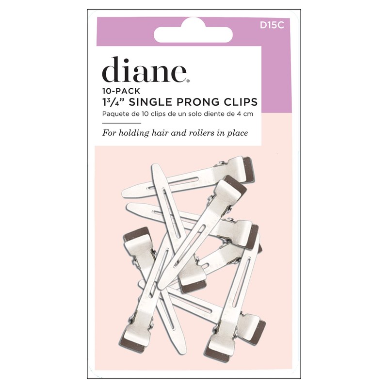 Diane single prong clips, 10 pack, D15C