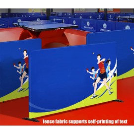 yuanclllp Table Tennis Baffle, Pickleball Court Barrier, Ping Pong Field Fence Surround Barrier Block for Table Tennis Pickleball Court Divider ([4PCS 56" Wx 30" H])