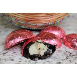 Lang’s Chocolates – Milk Chocolate Easter Eggs – Coconut Cream Filled – 6 Pieces – Rich & Creamy – Perfect for Easter Baskets – Sweet Chocolate – Handcrafted – Gluten Free – Easter Candy – Kosher