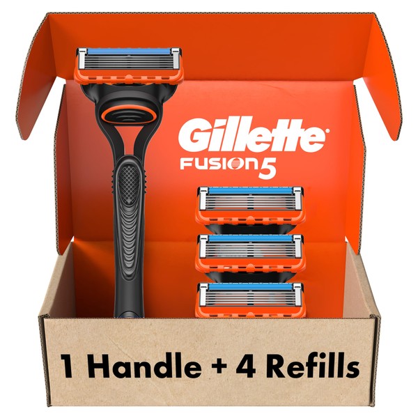 Gillette Gillette Fusion5 Razors for Men, 1 Razor, 4 Blade