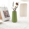 Saga Green Ceramic Vase, GUKJOB Small Cute Flower Vase for
