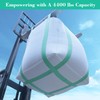 1 Pack FIBC Bulk Bag,2 Ton Bag,35"L x 35"W x