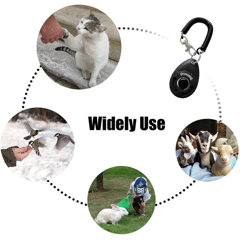 IRYNA Dog Clicker 2 Pack Clickers for Dog Training, Dog