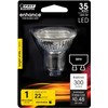 Feit Electric 4W LED MR16 GU10 Bulbs with 35W Equivalent,
