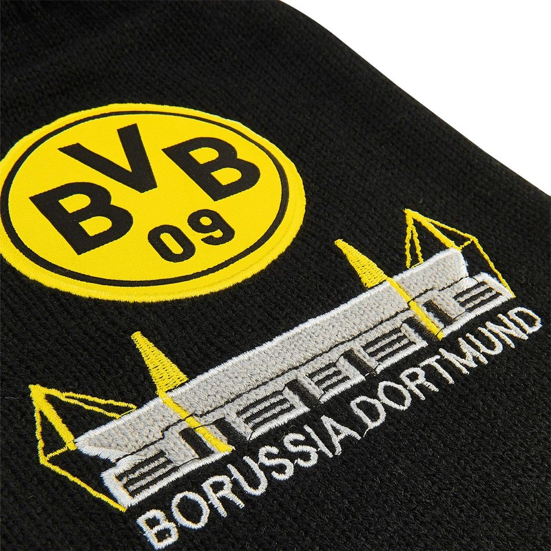 Borussia Dortmund BVB Hot Water Bottle Black