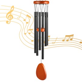 Wind Chimes for Outside Clearance, 26'' Windchimes Outdoors w/Blank DIY Ornament, Memorial Wind Chime Gifts for Mom Women Grandma Neighbors, House Warming Gifts New Home Garden Patio Porch Zen Decor