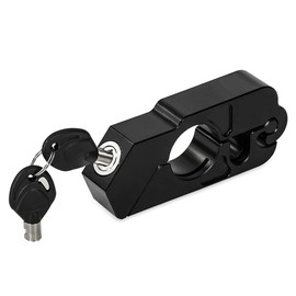 bravedog Motorcycle Lock Universal Motorcycle Handle Throttle Grip Security Lock (Black)