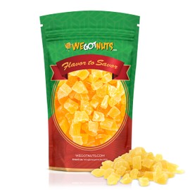 We Got Nuts Dried Pineapple Chunks | Freshly Packed Pineapple In A Perfectly Sealed Bag | Healthy Snack Full Of Vitamins, Minerals, Antioxidants, Fibers & Enzymes | Kosher Certified Dried Fruit (5lb)