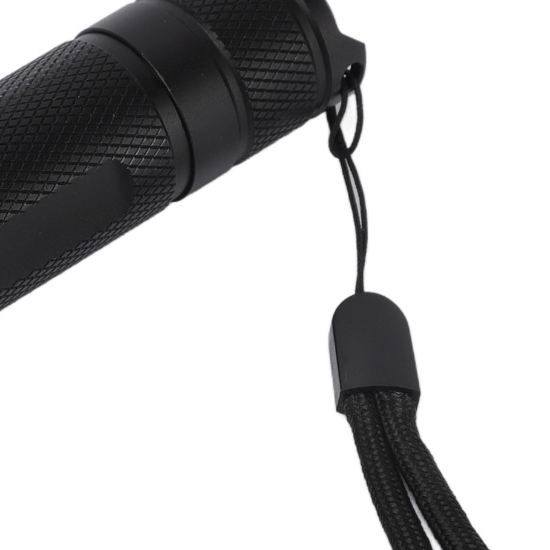 UV Flashlight LED 365nm Aluminium Alloy Battery Powered Widely Used