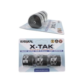 Karakal X-TAK Overgrip - Tennis - Badminton - Squash (Black)