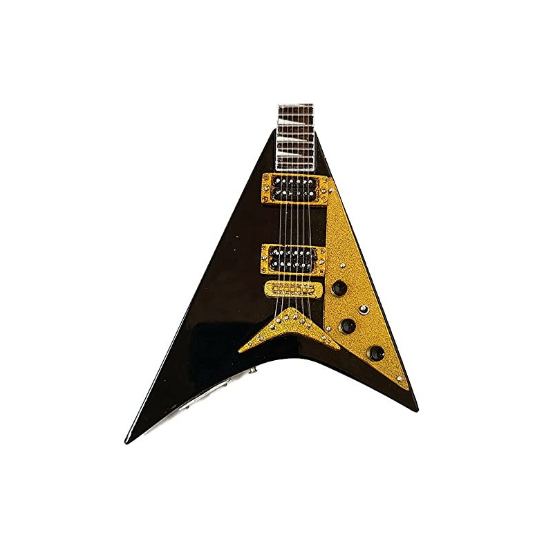 AXE HEAVEN RR-085 Randy Rhoads Black and Gold Concorde Flying