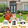 InfleasJoiy 4 FT Pull Banner Turkey Thanksgiving Inflatable Decoration with