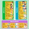 D-FantiX Magnetic Responsibility Chart, Chore Chart for Multiple Kids, My