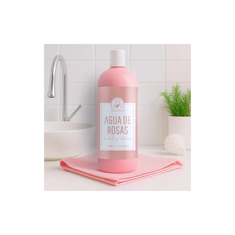 Agua De Rosas Tónico Facial 1000 Ml
