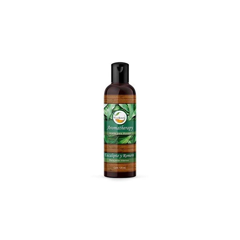 VIDA SCENTS AROMATHERAPY - Aceite Para Masaje Romero y Eucalipto