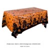 Halloween Plastic Tablecloth Set for Party Tables – 3-Pack Pumpkin,