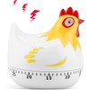 ZPSHYD Chicken Kitchen Mechanical Timer, 55 Minutes Cartoon Hen with