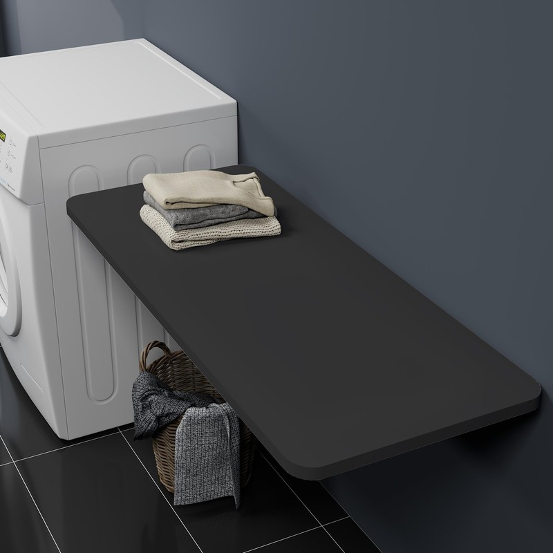 Neoaider Wall Mounted Folding Table 47.2”L x 19.7”W, Laundry Folding